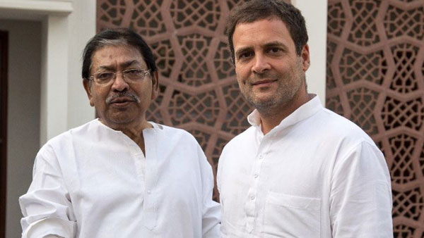 File photo of Somen Mitra and Rahul Gandhi File photo of Somen Mitra and Rahul Gandhi