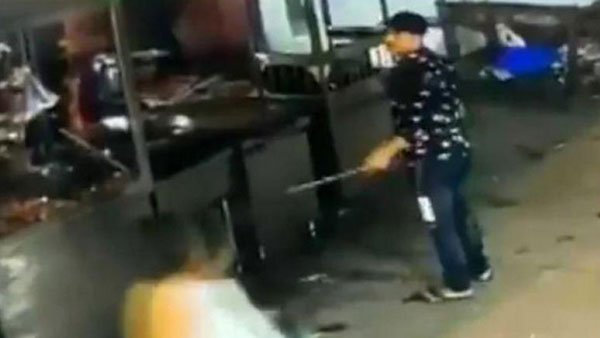 Watch: Man held for vandalising eateries, brandishing sword in Delhis Welcome area Watch: Man held for vandalising eateries, brandishing sword in Delhis Welcome area