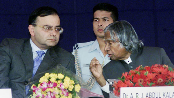 Jaitley with APJ Abdul Kalam
