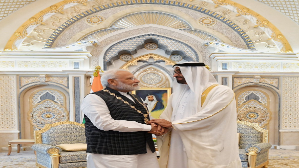 PM Modi conferred with Pakistans Senate Chairman cancels visit to Gulf nation PM Modi conferred with Pakistans Senate Chairman cancels visit to Gulf nation