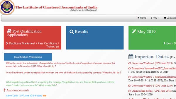 ICAI CA Final and Foundation result 2019 shortly: Check via SMS for old and new course ICAI CA Final and Foundation result 2019 shortly: Check via SMS for old and new course