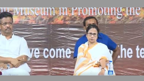 West Bengal Chief Minister Mamata Banerjee along with Mayor Firhad at the inauguration of worlds first museum on Sri Chaitanya Mahaprabhu West Bengal Chief Minister Mamata Banerjee along with Mayor Firhad at the inauguration of worlds first museum on Sri Chaitanya Mahaprabhu