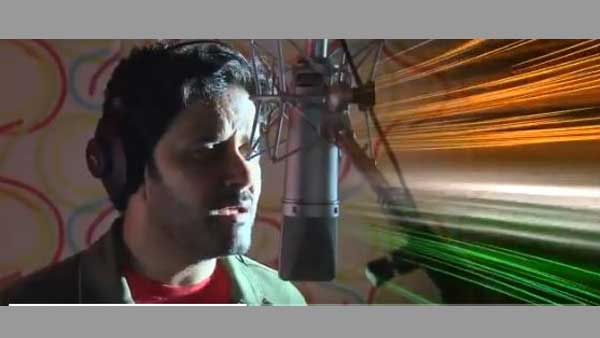 Singer Javed Ali in the music video Watan Singer Javed Ali in the music video Watan