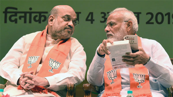 Prime Minister Narendra Modi and Home Minister Amit Shah Prime Minister Narendra Modi and Home Minister Amit Shah