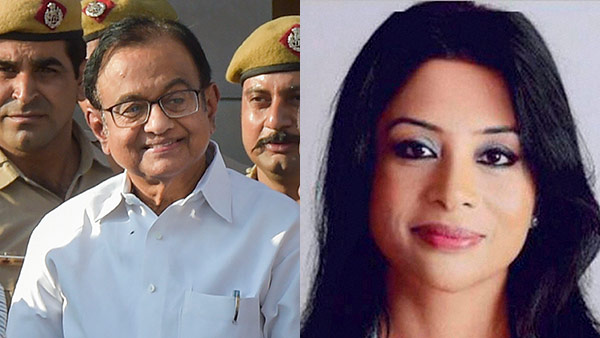 File photo of Chidambaram and Indrani Mukerjea File photo of Chidambaram and Indrani Mukerjea
