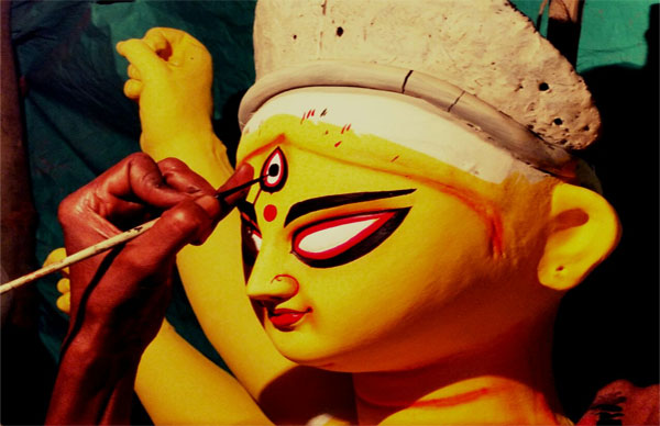 Durga idol