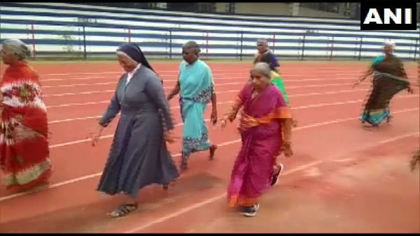 72-year-old brisk-walks 200m to victory 72-year-old brisk-walks 200m to victory