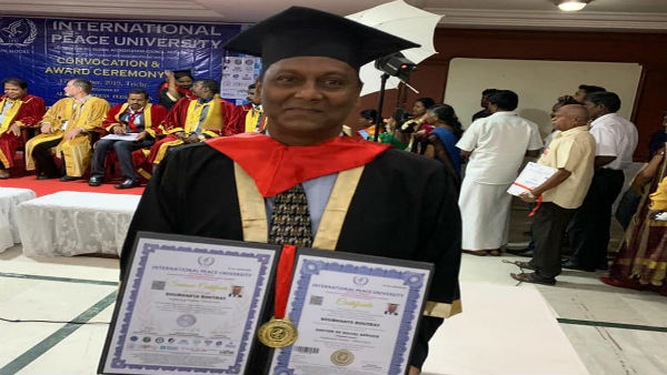 Soubhagya Routray, gets awarded Doctorate from The International Peace University, German for Social Work Soubhagya Routray, gets awarded Doctorate from The International Peace University, German for Social Work