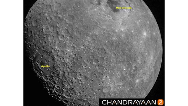 A view of the first Moon image captured by Chandrayaan 2 A view of the first Moon image captured by Chandrayaan 2
