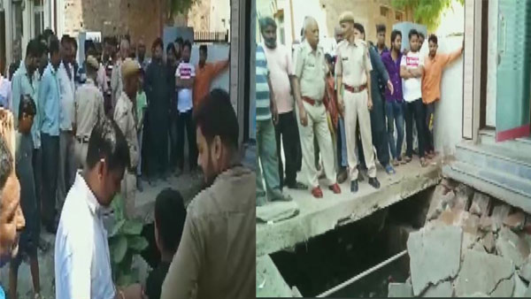 2 injured after footpath built over a drain collapsed 2 injured after footpath built over a drain collapsed