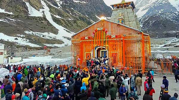 Chants of 'Jai Baba Kedar' in the air Chants of 'Jai Baba Kedar' in the air