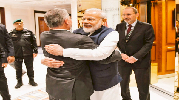 PM Modi meets His Majesty King Abdullah II of Jordan PM Modi meets His Majesty King Abdullah II of Jordan
