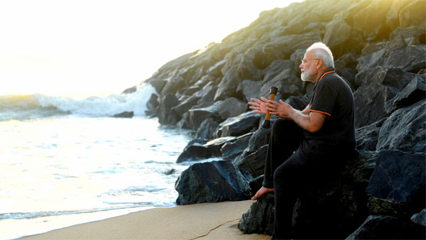 PM Modi with the Acupuncture