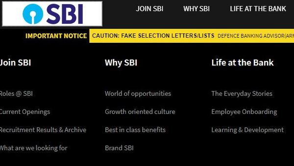 SBI Specialist Cadre Officers (SCO) recruitment SBI Specialist Cadre Officers (SCO) recruitment