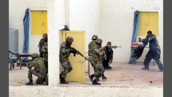 File photo of a joint military exercise