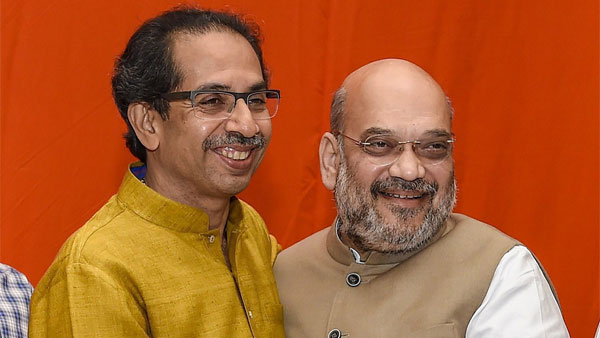 Uddhav Thackeray and Amit Shah Uddhav Thackeray and Amit Shah
