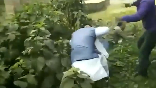 WB by-polls: BJP candidate allegedly assaulted by TMC workers WB by-polls: BJP candidate allegedly assaulted by TMC workers