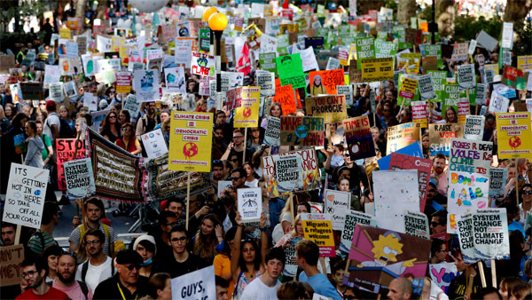 Tens of thousands rally in Asia, Europe ahead of UN climate summit Tens of thousands rally in Asia, Europe ahead of UN climate summit