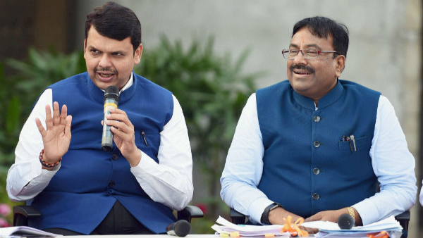 File photo of Devendra Fadnavis and Sudhir Mungantiwar File photo of Devendra Fadnavis and Sudhir Mungantiwar
