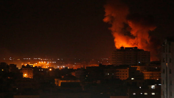 Rocket fire from Gaza: Israeli aircraft hits Hamas site Rocket fire from Gaza: Israeli aircraft hits Hamas site