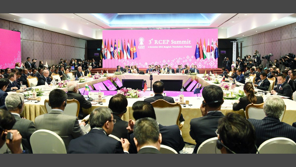 PM Modi at RCEP summit PM Modi at RCEP summit