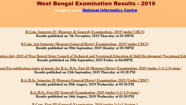 Calcutta University Result 2019 for BCom (Hons and General) Semester 4 exam declared Calcutta University Result 2019 for BCom (Hons and General) Semester 4 exam declared