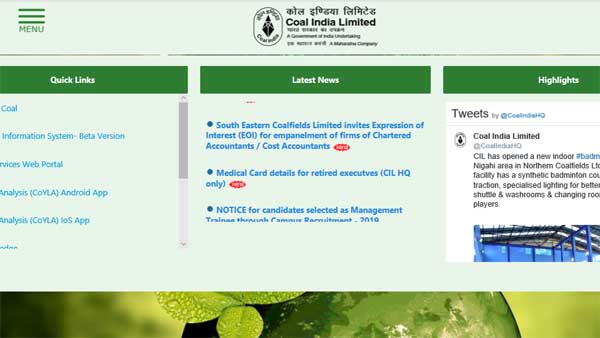 Download Coal India Management Trainee Recruitment 2019 notification Download Coal India Management Trainee Recruitment 2019 notification
