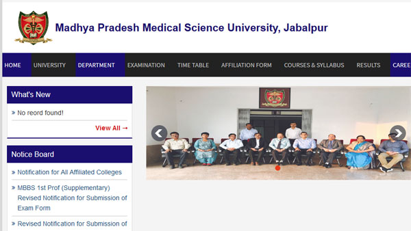 MPMSU 2nd year Nursing Result 2019 declared MPMSU 2nd year Nursing Result 2019 declared