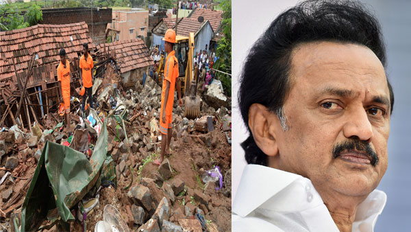 TN wall collapse: DMK chief Stalin blames negligence of administration TN wall collapse: DMK chief Stalin blames negligence of administration