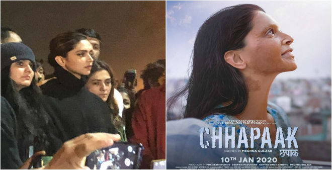 As Deepika Padukone visits JNU, #BoycottChhapaak starts trending on Twitter As Deepika Padukone visits JNU, #BoycottChhapaak starts trending on Twitter