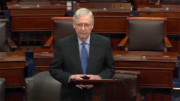 US Senate leader ready to pass Trumps impeachment trial rules without Democrats US Senate leader ready to pass Trumps impeachment trial rules without Democrats