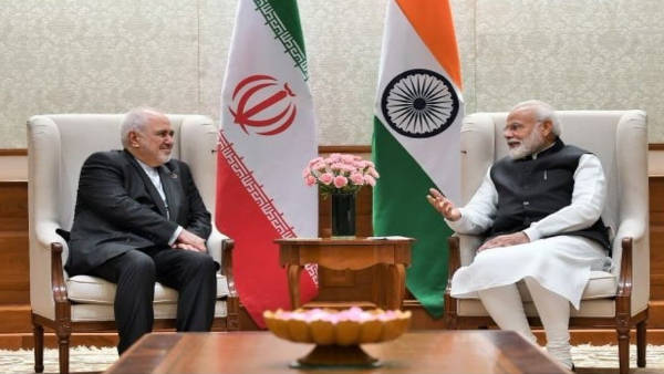 Prime Minister Narendra Modi with Iran’s Foreign Minister Javed Zarif in New Delhi on Wednesday. (Twitter/PMO) Prime Minister Narendra Modi with Iran’s Foreign Minister Javed Zarif in New Delhi on Wednesday. (Twitter/PMO)