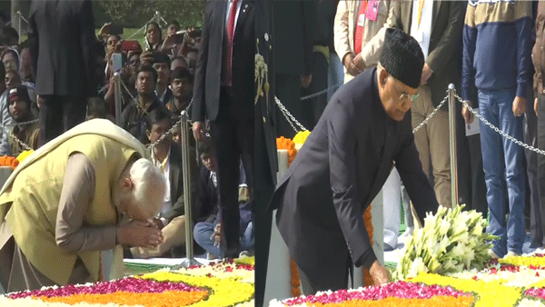 PM, Prez pay homage to Mahatma Gandhi on 72nd death anniversary PM, Prez pay homage to Mahatma Gandhi on 72nd death anniversary