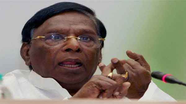 No Hindi here please, says Puducherry CM No Hindi here please, says Puducherry CM