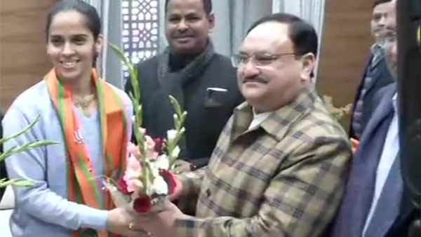 Saina Nehwal joins BJP Saina Nehwal joins BJP