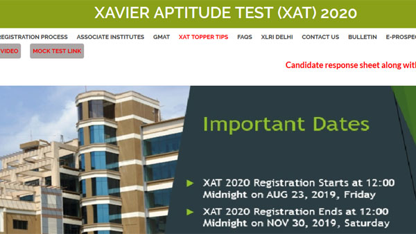 XAT result 2020 expected next week XAT result 2020 expected next week