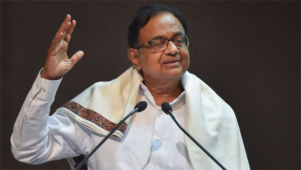 Congress leader P Chidambaram Congress leader P Chidambaram
