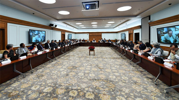 PM Narendra Modi chairing a meeting of the CSIR Society in New Delhi PM Narendra Modi chairing a meeting of the CSIR Society in New Delhi