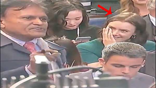 Twitterati angry after US journalist mocks Indian reporter at Trump presser Twitterati angry after US journalist mocks Indian reporter at Trump presser