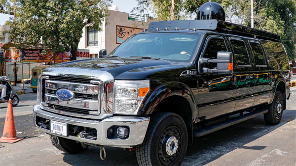 Trumps India visit: US plane with security-related equipmentarrives; Rupani visits Motera stadium Trumps India visit: US plane with security-related equipmentarrives; Rupani visits Motera stadium