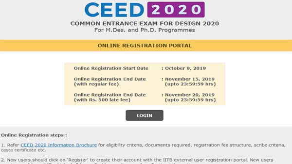 CEED 2020 result declared on this website CEED 2020 result declared on this website