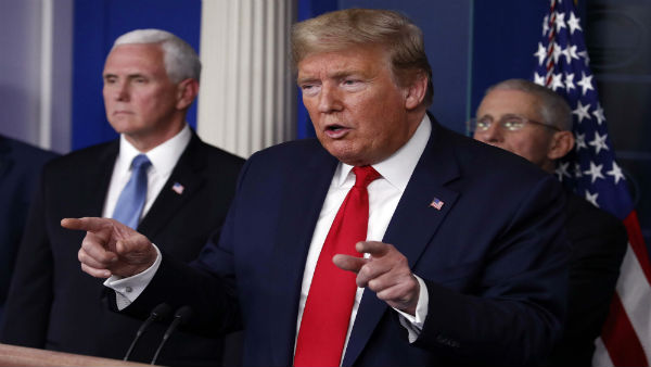 WHO very much sided with China on coronavirus: Donald Trump WHO very much sided with China on coronavirus: Donald Trump