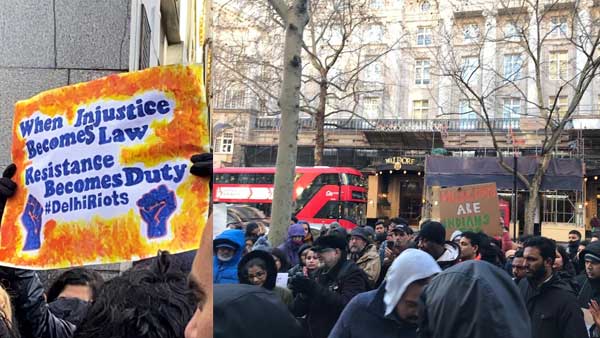 London: Protesters against citizenship law call for justice for Delhi victims London: Protesters against citizenship law call for justice for Delhi victims