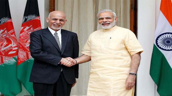 File photo of Ashraf Ghani and Narendra Modi File photo of Ashraf Ghani and Narendra Modi