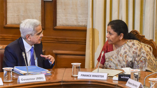 Finance Minister Nirmala Sitharaman and RBI Governor Shaktikanta Das Finance Minister Nirmala Sitharaman and RBI Governor Shaktikanta Das