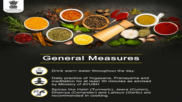 Ayush Ministry recommendations to boost immunity as suggested by PM Modi Ayush Ministry recommendations to boost immunity as suggested by PM Modi