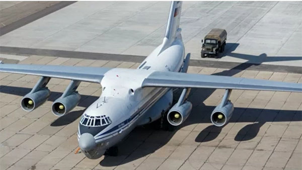 Russian plane heads to US with supplies for coronavirus fight Russian plane heads to US with supplies for coronavirus fight