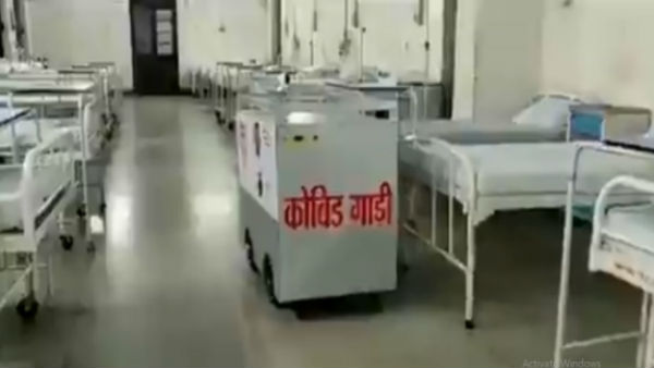 Watch: Remote controlled trolley provides medicines to patients Watch: Remote controlled trolley provides medicines to patients