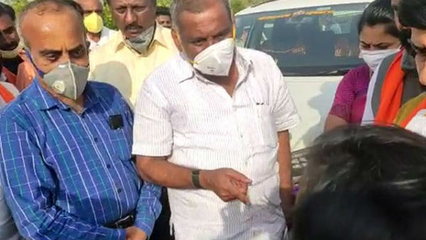 Yediyurappa chides Karnataka Law Minister JC Madhu Swamy for verbally abusing woman Yediyurappa chides Karnataka Law Minister JC Madhu Swamy for verbally abusing woman