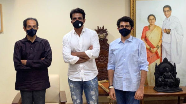 Sonu Sood meets Uddhav Thackeray Sonu Sood meets Uddhav Thackeray